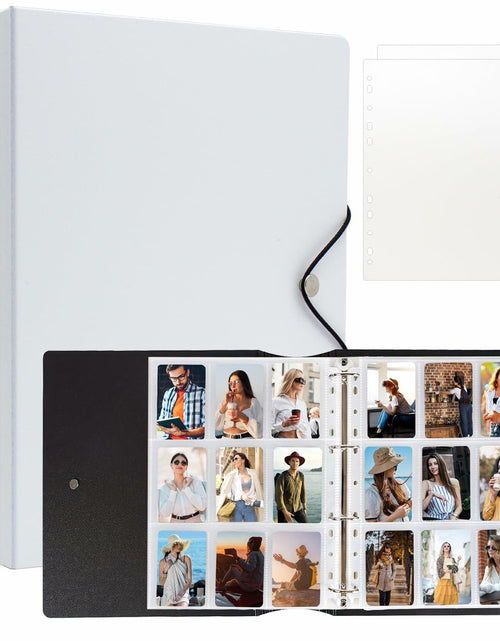 Load image into Gallery viewer, A4 Kpop Photocard Binder 25 Pages 9-Pocket White Album for Instax Mini Photos
