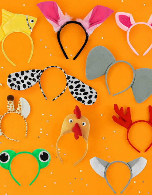 Load image into Gallery viewer, TopTie Dalmatian Plush Headband Ear Horn Hair Hoop Kids &amp; Adults Party
