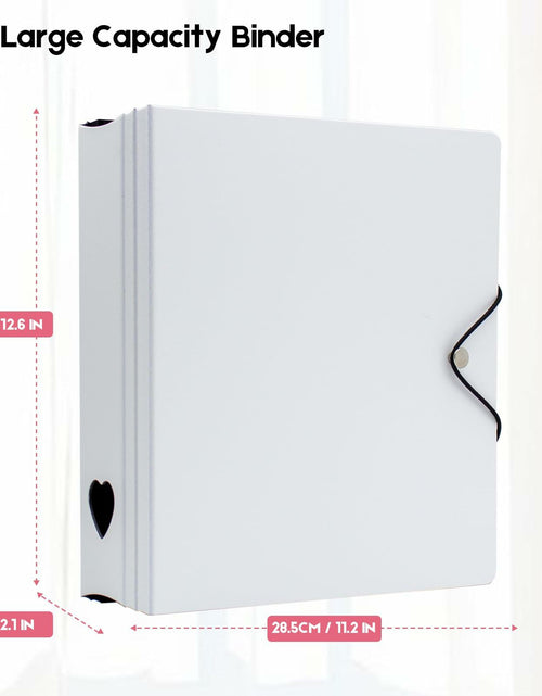Load image into Gallery viewer, A4 Kpop Photocard Binder 25 Pages 9-Pocket White Album for Instax Mini Photos
