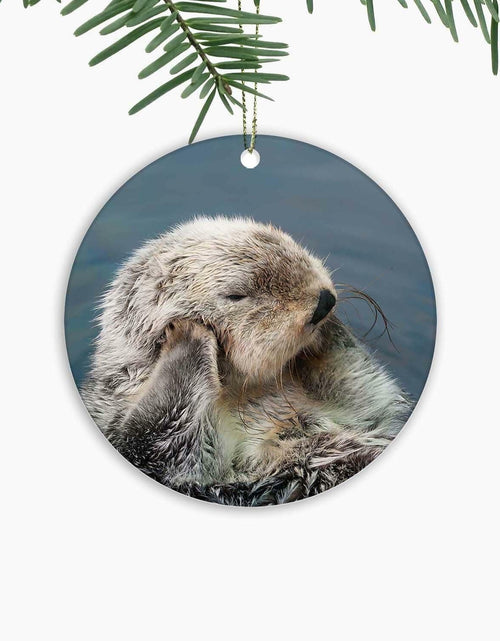 Load image into Gallery viewer, Sea Otter Christmas Ornament Animal Xmas Tree Hanging Decor Collectible Gift

