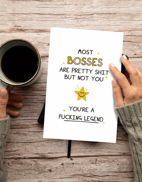 Load image into Gallery viewer, Ogeby Funny Boss Day Card for Him &amp; Her | Appreciation &amp; Humorous Gift
