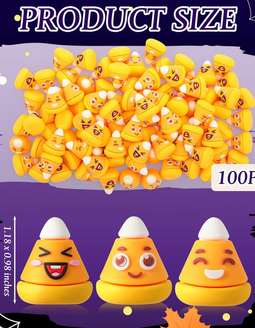 Load image into Gallery viewer, Simgoing 60PCS Halloween Mini Candy Corn Decorations Fall DIY Vase Filler
