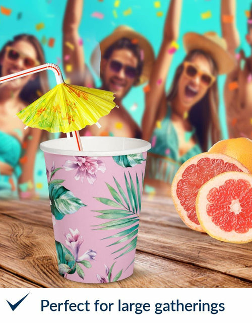 Load image into Gallery viewer, PAW 50-Pack Disposable Paper Cups 8.5oz Hot &amp; Cold Ice Cream Theme
