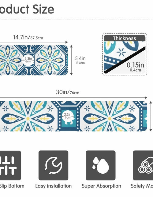 Load image into Gallery viewer, Kitchen Sink Splash Guard 14.7" Faucet Mat Water Absorbent Foldable Washable
