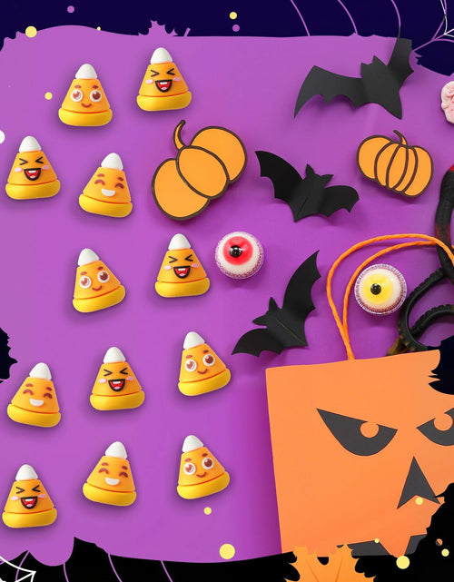 Load image into Gallery viewer, Simgoing 60PCS Halloween Mini Candy Corn Decorations Fall DIY Vase Filler
