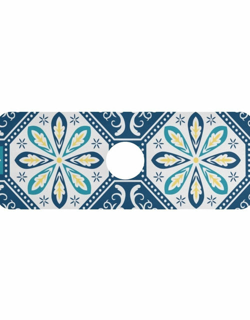 Load image into Gallery viewer, Kitchen Sink Splash Guard 14.7" Faucet Mat Water Absorbent Foldable Washable
