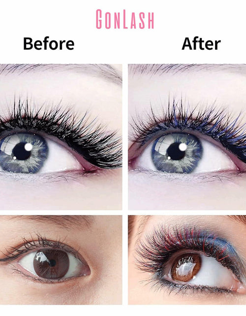 Load image into Gallery viewer, 1000pcs Colorful Premade Volume Lash Extensions 6D C Curl 13mm
