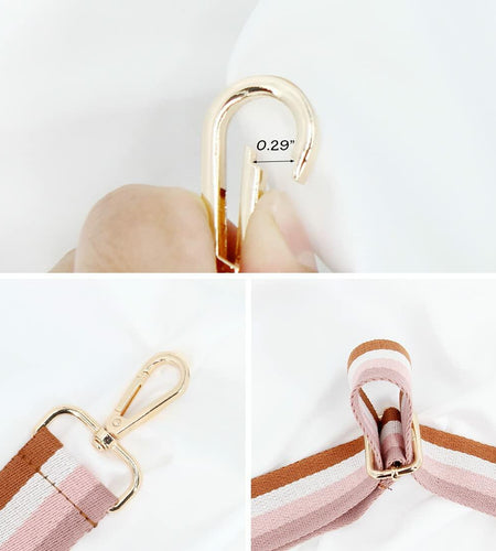 Youteer Adjustable Handbag Strap Wide Replacement Shoulder Crossbody Pink