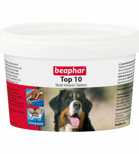 Beaphar Vitamins Dog Top 10 Vitamins 180 Tablets