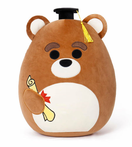 OurHonor Graduation Bear Plush with Mini Cap Stuffed Animal Gift for Kids