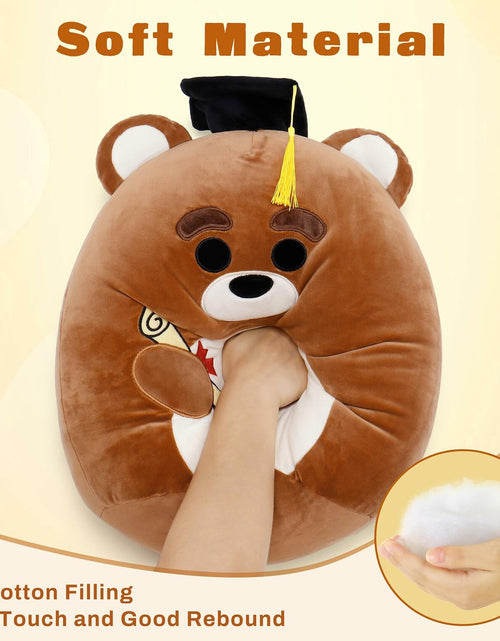 Load image into Gallery viewer, OurHonor Graduation Bear Plush with Mini Cap Stuffed Animal Gift for Kids
