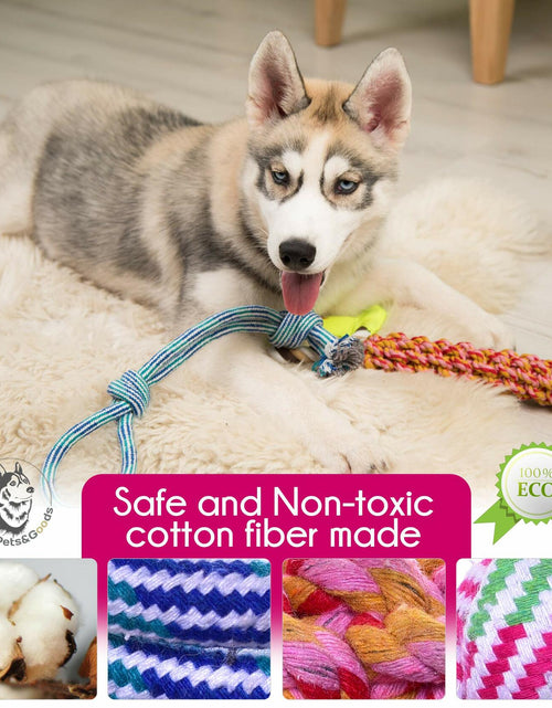 Load image into Gallery viewer, Pets&amp;Goods Rope Dog Toys 13-Pack Durable Cotton Chew Tug Toys
