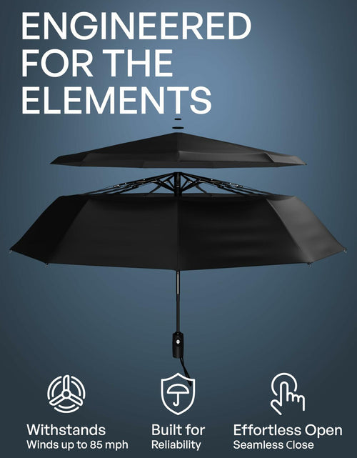 Load image into Gallery viewer, Windproof Travel Umbrella Auto Open Compact Strong Folding Rain Sun

