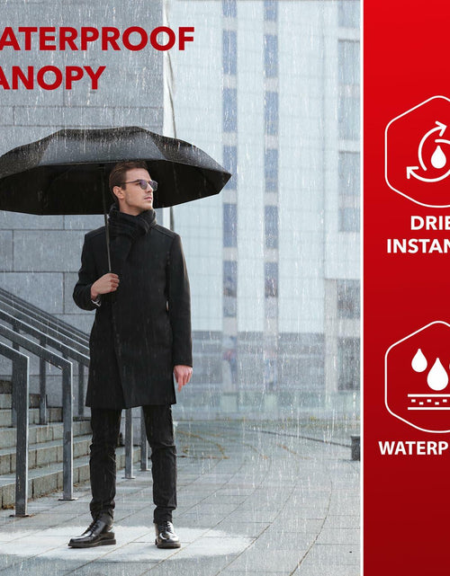 Load image into Gallery viewer, Windproof Travel Umbrella Auto Open Compact Strong Folding Rain Sun
