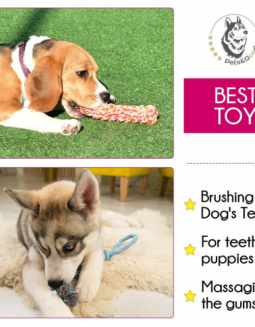 Load image into Gallery viewer, Pets&amp;Goods Rope Dog Toys 13-Pack Durable Cotton Chew Tug Toys

