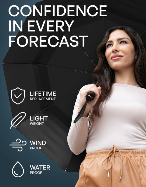 Load image into Gallery viewer, Windproof Travel Umbrella Auto Open Compact Strong Folding Rain Sun
