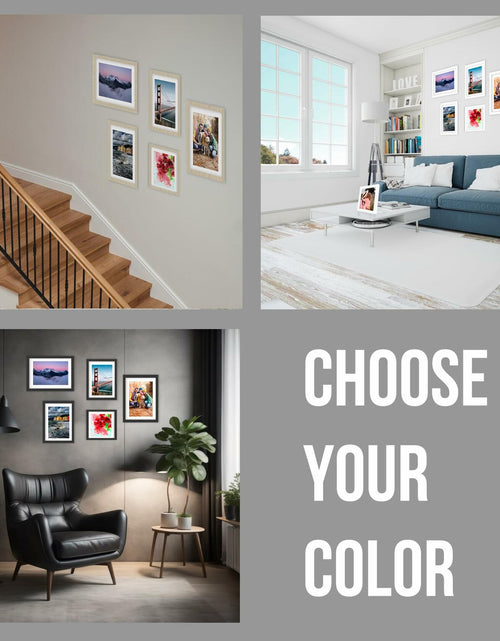 Load image into Gallery viewer, Glass Floating Frames 3 Pcs - Two Sided Square Frames with UV Protection
