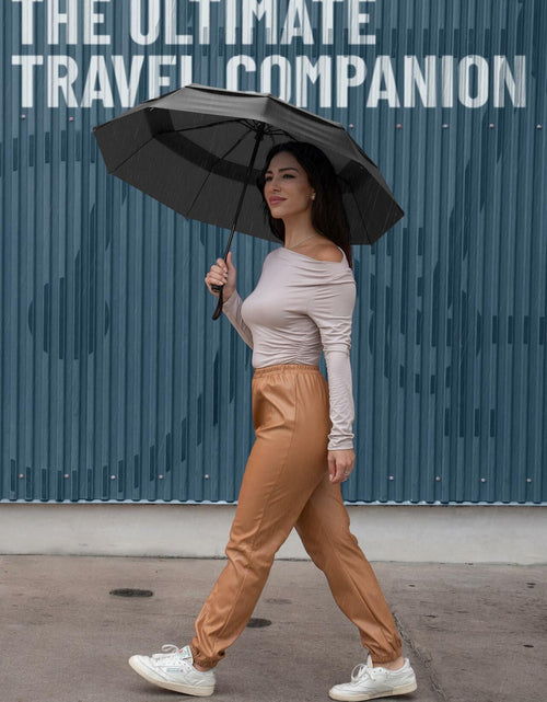 Load image into Gallery viewer, Windproof Travel Umbrella Auto Open Compact Strong Folding Rain Sun
