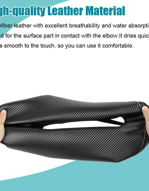 Load image into Gallery viewer, LEXLEY Center Console Armrest Pad Leather Cover Carbon Fiber Chevy GMC Trucks
