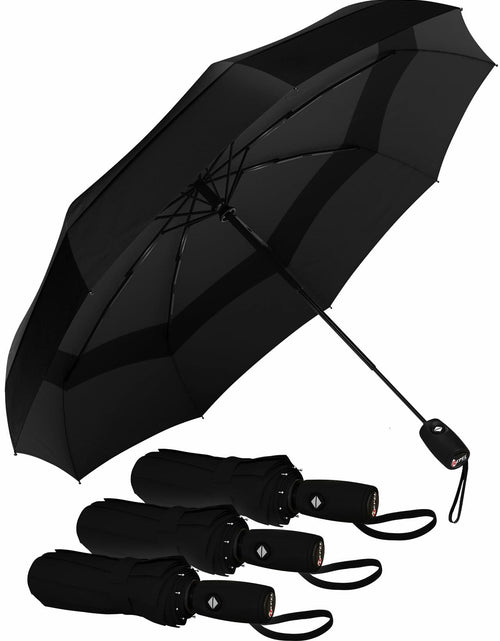 Load image into Gallery viewer, Windproof Travel Umbrella Auto Open Compact Strong Folding Rain Sun
