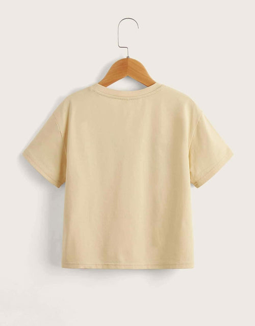 Load image into Gallery viewer, WDIRARA Girls Strawberry Graphic T-Shirt Crewneck Short Sleeve Apricot 12Y
