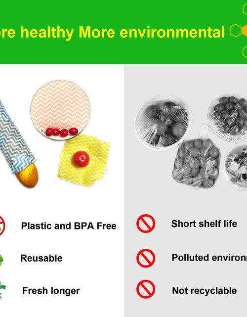 Load image into Gallery viewer, Beeswax Food Wraps 9-Pack Reusable Sustainable Alternative to Plastic
