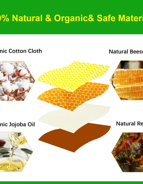 Load image into Gallery viewer, Beeswax Food Wraps 9-Pack Reusable Sustainable Alternative to Plastic
