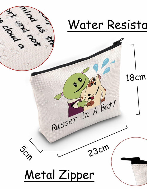 Load image into Gallery viewer, JXGZSO Cartoon Cosmetic Makeup Zipper Bag Russer In A Baff Polyester
