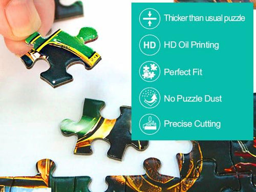 Load image into Gallery viewer, MINIWAN Dinosaur Floor Puzzle 200 Pieces Colorful Jurassic Park 19x13 in
