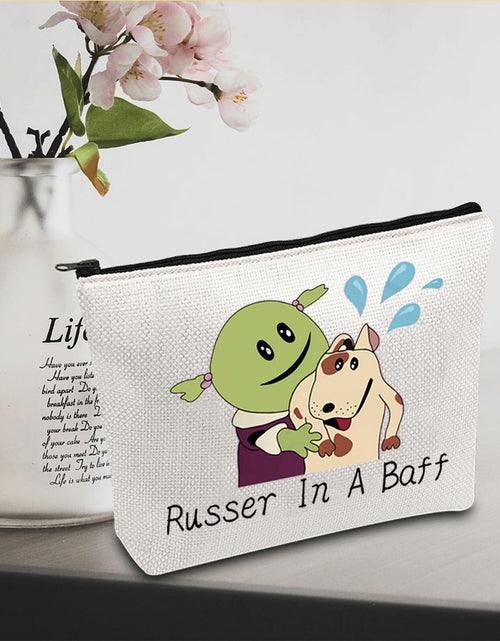 Load image into Gallery viewer, JXGZSO Cartoon Cosmetic Makeup Zipper Bag Russer In A Baff Polyester
