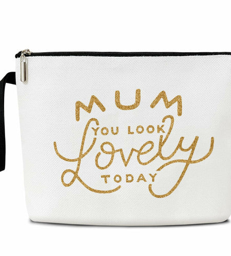 ZSHFMY Mom Makeup Bag Mama Cosmetic Pouch Travel Organizer Gift for Women -023