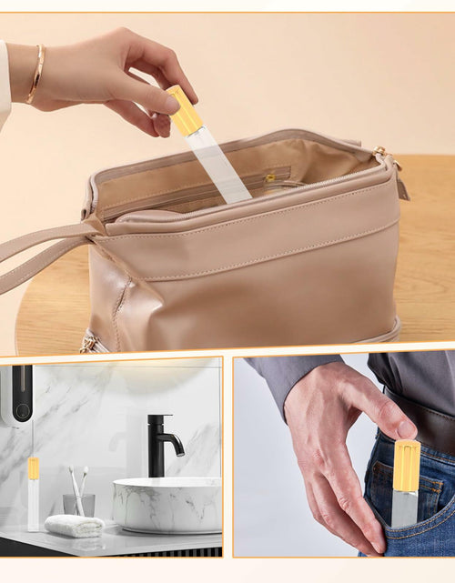 Load image into Gallery viewer, 5PCS 10ml Mini Perfume Refillable Bottles Travel Atomizer Set with Dispenser
