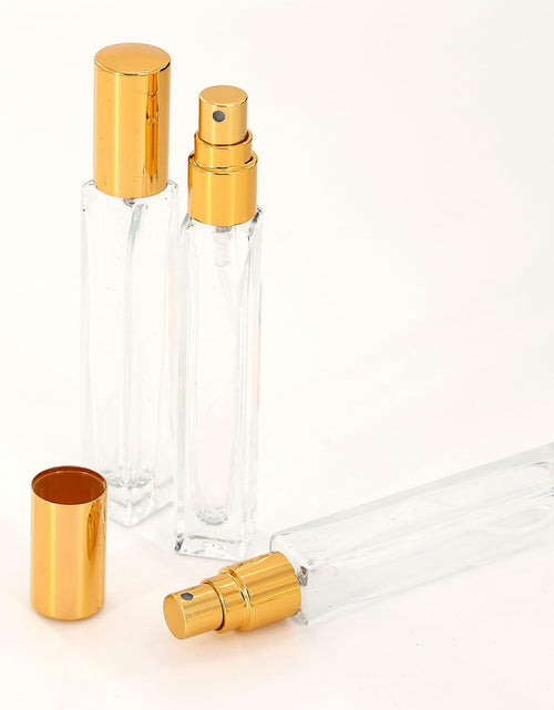 Load image into Gallery viewer, 5PCS 10ml Mini Perfume Refillable Bottles Travel Atomizer Set with Dispenser
