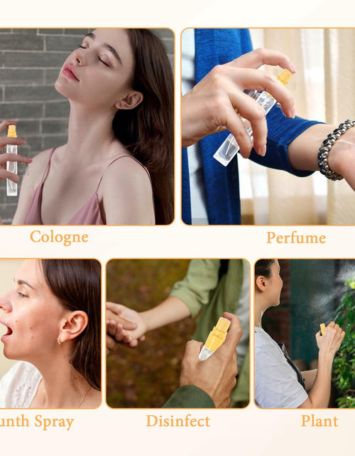Load image into Gallery viewer, 5PCS 10ml Mini Perfume Refillable Bottles Travel Atomizer Set with Dispenser
