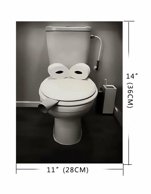 Load image into Gallery viewer, AIOCDIT Funny Dog Bathroom Wall Art Canvas Prints Set of 4 8x10 Unframed
