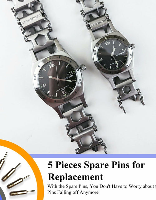 Load image into Gallery viewer, SIXCOLORS Watch Link Band Pin Removal Tool Kit with Black Storage Bag
