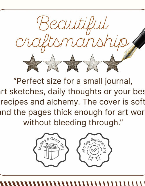 Load image into Gallery viewer, NomadCraftsCo. Vintage Leather Journal Tree of Life Embossed 11.5x8.25 Brown
