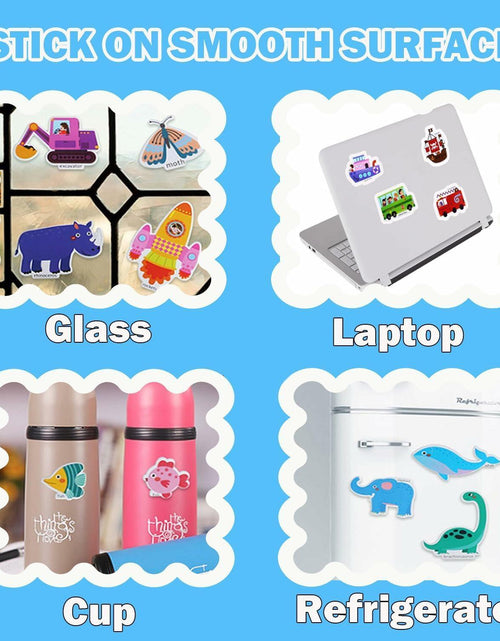 Load image into Gallery viewer, Generic 4 Pack Reusable Sticker Books 120+ Puffy Stickers Multicolor
