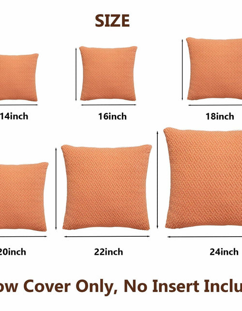 Load image into Gallery viewer, Yoovat Throw Pillow Cover 16x16 inch Sea Blue Texture Polyester
