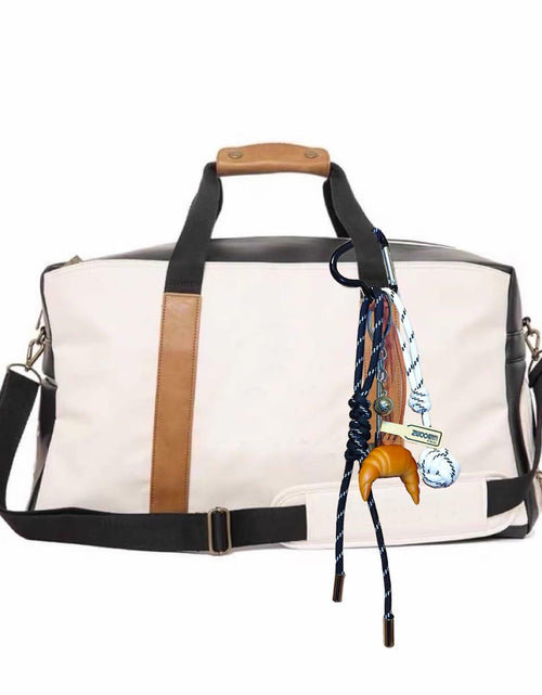 Load image into Gallery viewer, ZWOOGYM Handwoven Knot Charm Golf Club Bag Accessory Black White Green Brown
