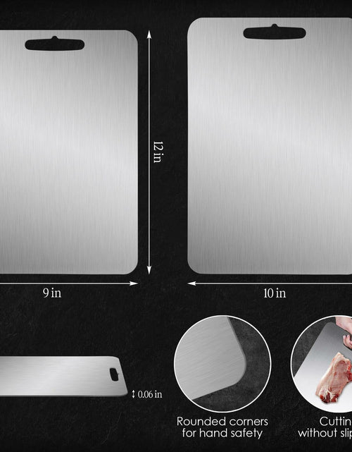 Load image into Gallery viewer, GAUDORA Titanium Cutting Board Non Slip Dishwasher Safe 14x10 in

