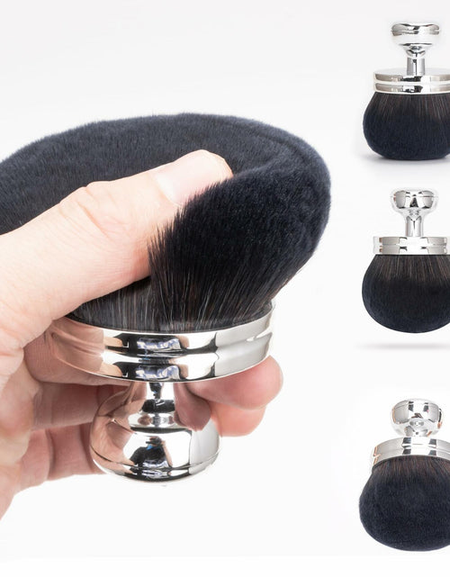 Load image into Gallery viewer, BABYSHEEP Blend &amp; Blur Body Makeup Brush Kabuki 3in Wide Head Silver
