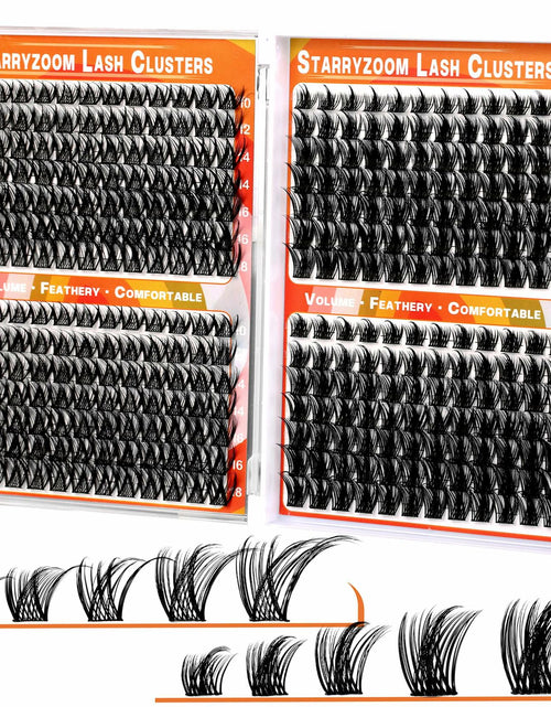 Load image into Gallery viewer, Starryzoom Lash Clusters Book Wispy Flull Volume Spiky Doe-Eye Manga Cluster
