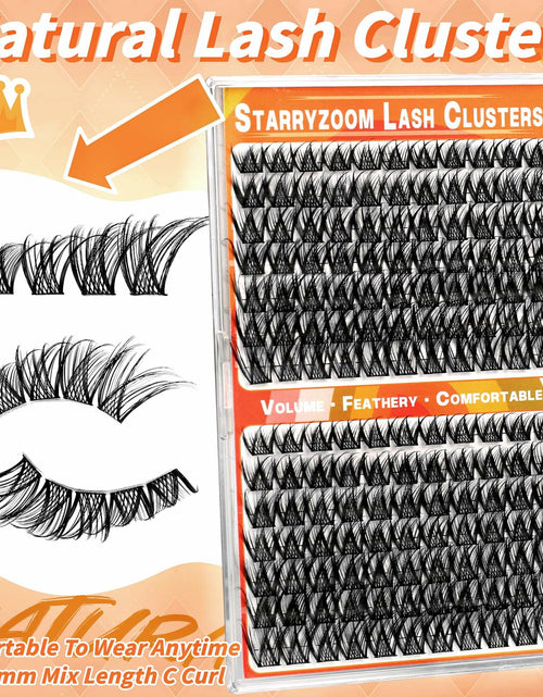 Load image into Gallery viewer, Starryzoom Lash Clusters Book Wispy Flull Volume Spiky Doe-Eye Manga Cluster
