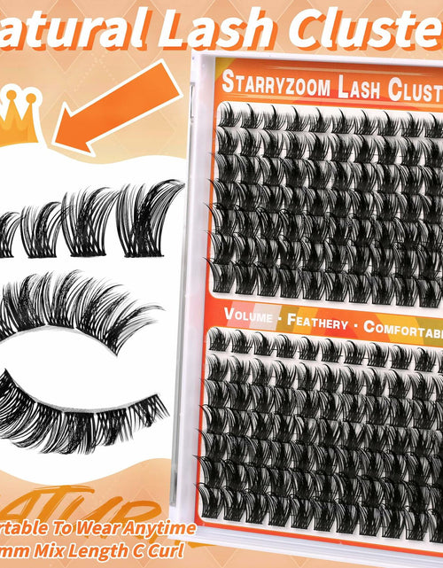 Load image into Gallery viewer, Starryzoom Lash Clusters Book Wispy Flull Volume Spiky Doe-Eye Manga Cluster
