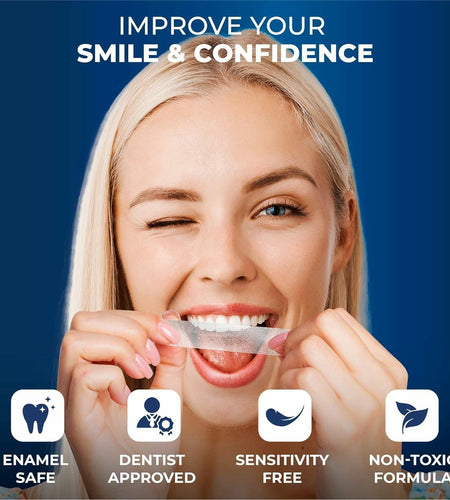 BetterWhite Teeth Whitening Strips 14 Peroxide-Free Professional 7 Treatments