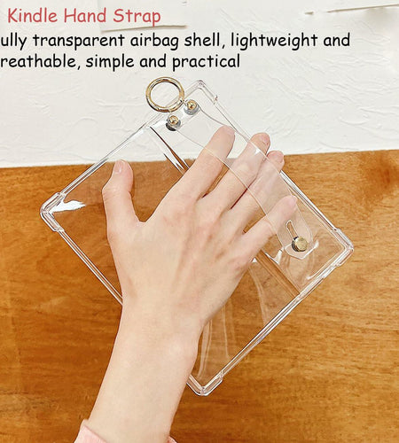 UMUBUHOMS Clear Silicone Case Hand Strap for 7 Inch Kindle Oasis 9th/10th Gen