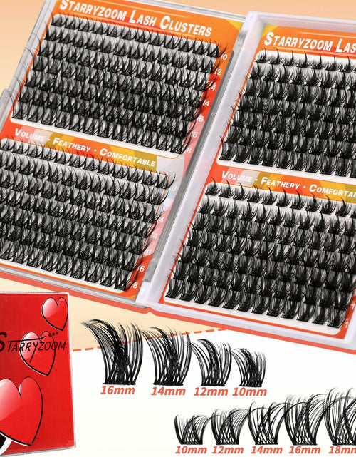 Load image into Gallery viewer, Starryzoom Lash Clusters Book Wispy Flull Volume Spiky Doe-Eye Manga Cluster
