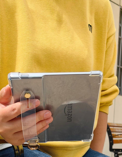 Load image into Gallery viewer, UMUBUHOMS Clear Silicone Case Hand Strap for 7 Inch Kindle Oasis 9th/10th Gen
