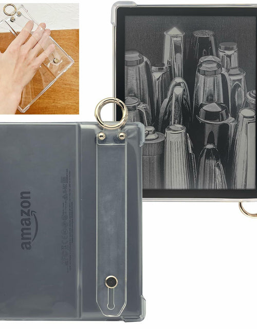 Load image into Gallery viewer, UMUBUHOMS Clear Silicone Case Hand Strap for 7 Inch Kindle Oasis 9th/10th Gen
